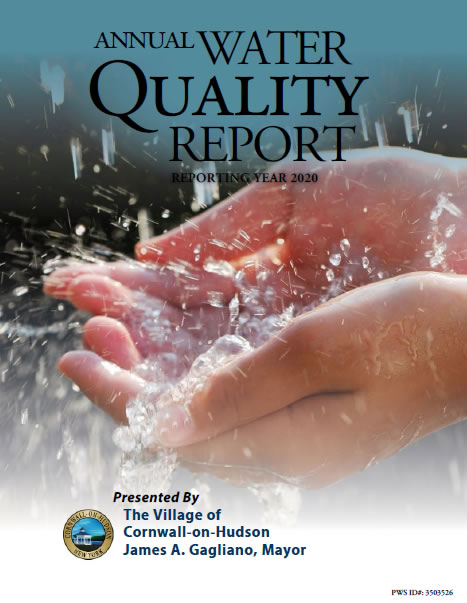 Cover for the Annual Water Report 2020